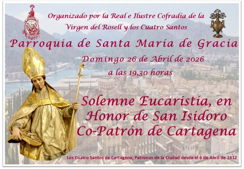 Cartel de la Eucaristía en honor de San Isidoro